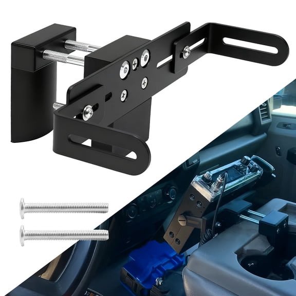 Upgrade Adjustable Cup Holder RadioMount-Clamping Mount, Drinks Cup Holder Mount CB Radio Mounting Brackets Fit for Ham CB Pro Satellite Radio & All Universal 2 Hole fit AMPS Pattern mounting Device