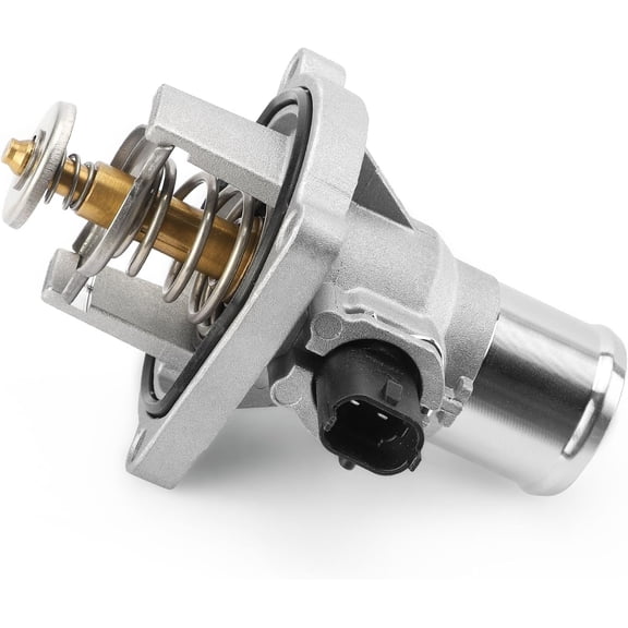 Upgrade Aluminium Thermostat Housing Assembly W/Sensors for Chevy Aveo Aveo5 2009-2011 Cruze 2011-2016 ,Pontiac G3 2009-2010 - Replaces 902-821 96984104 55564891 55578419