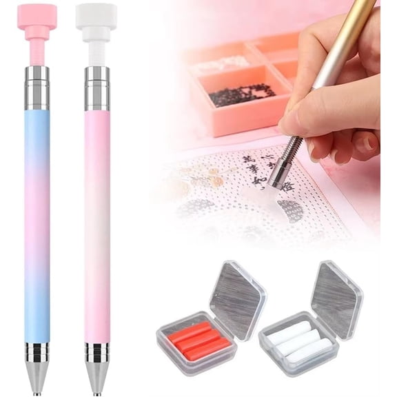 Upgrade Automatic Refillable Wax Pen,Fine Point Diamond Art Accessories, Nail DIY Crafts & Creative Projects