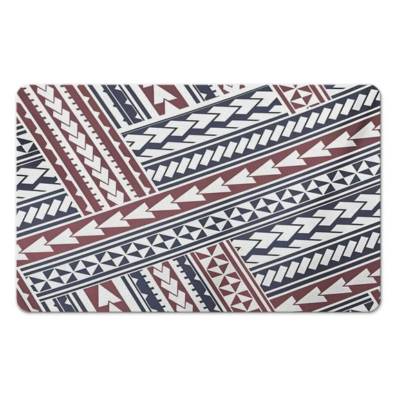 Upgrade Your Bath Decor with our 20x32in Boho Long Bath Mat - Non-Slip, Moroccan Geometric Farmhouse Style, Soft & Machine Washable, Perfect Floor Mats for Bathtub, Sink, and Shower