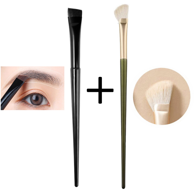 Upgrade Blade Eyeliner Brush Ultra Thin Fine Angle Flat Eyebrow Brush Under The Eyes Place