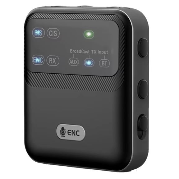 Upgrade Bluetooth 6.0 Audio Receiver Transmitter ENC Wireless Broadcast One with Multiple Audio System with Mic