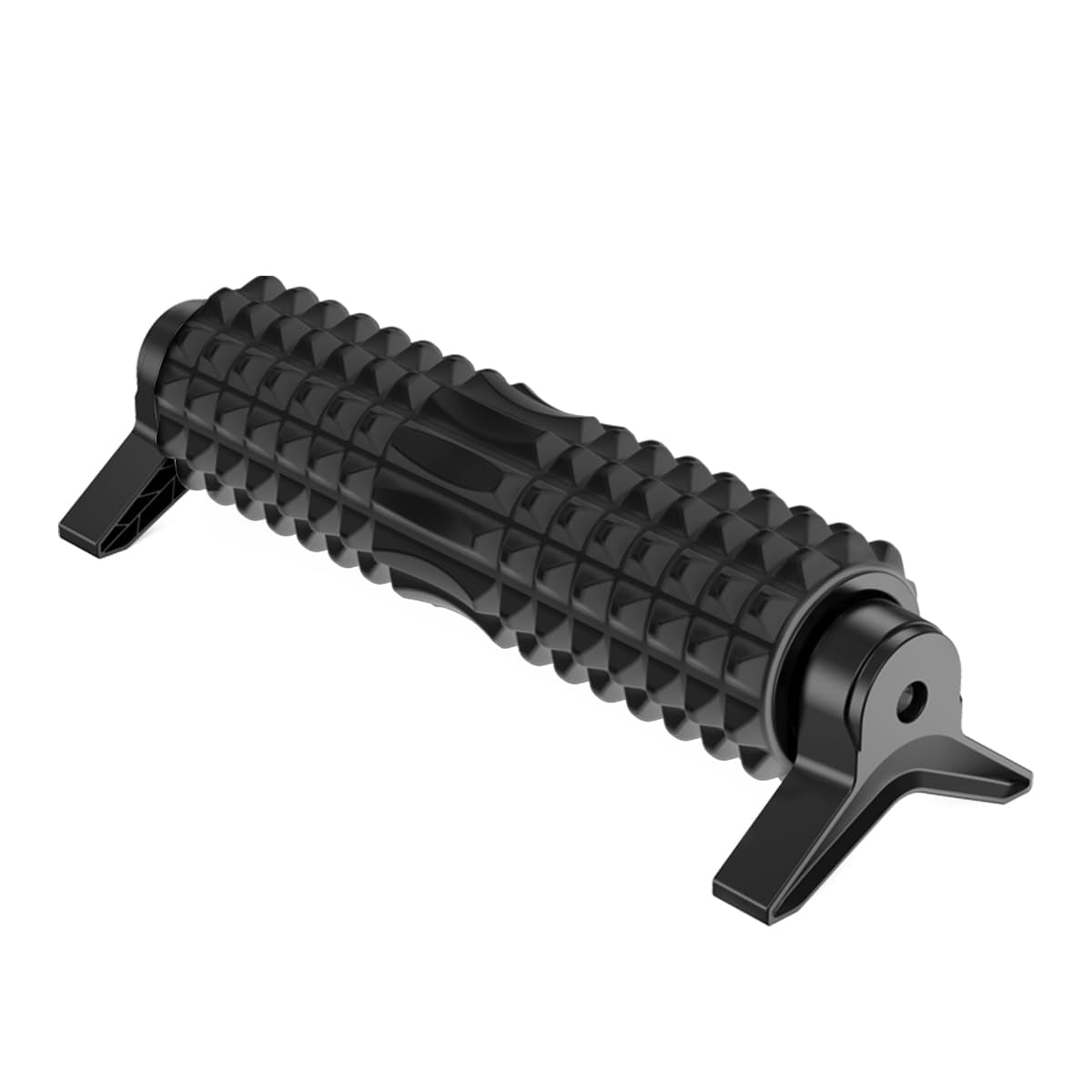 Upgrade Bracket Foam Roller With Stand For Leg  21 Inch Firm Deep Tissue (black)