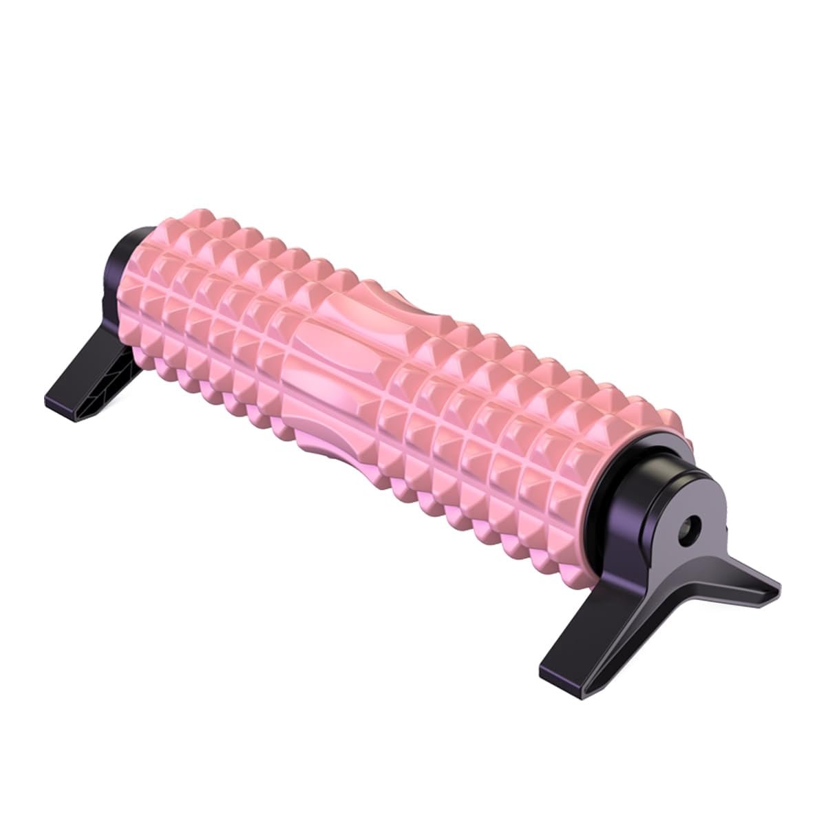 Upgrade Bracket Foam Roller With Stand For Leg  21 Inch Firm Deep Tissue (pink)