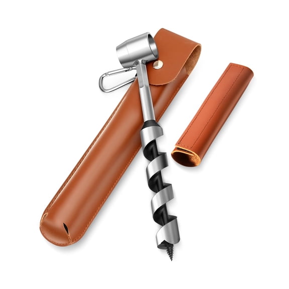 Upgrade Bushcraft Tools 1 X 10'' Hand Auger Wood Drill Sharper Settlers Wrench For Easy Drilling Protable Eye Outdoor Gear Camping Backpacking Hiking