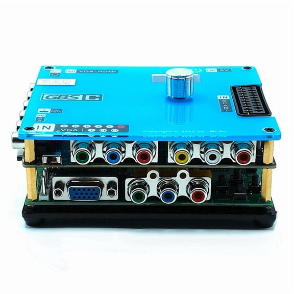 Upgrade Converter GBS Control Game Video Transcoder RGBS VGA Scart Ypbpr Signal to VGA HD Upscalers