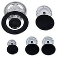 Upgrade Cooker Hat Set Oven Gas Hob Burner Crown Flame Cap Cover for