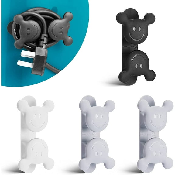 Upgrade Cord Organizer for Kitchen Appliances - 4Pack Cord Wrapper Adhesive Cord Holder Cord Winder Cable Organizer for Small Home Appliances Cord Keeper On Stand Mixer, Coffee Maker