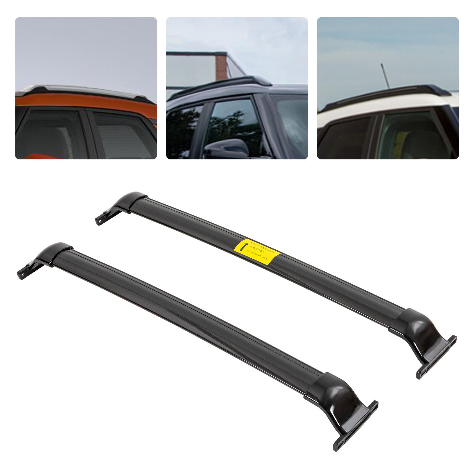 Upgrade Cross Bars for Chevrolet Chevy Trailblazer 2021 2022 2023 Roof Rack Black Roof Rack