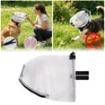 thumbnail image 1 of Upgrade Dog Foxtail Mask, Dogs Net Mesh Hood with Mouth Zipper Head Face Ear Protector Field Guard Prevent Foxtails Chewing and Licking, Allows Panting and Drinking, 1 of 4