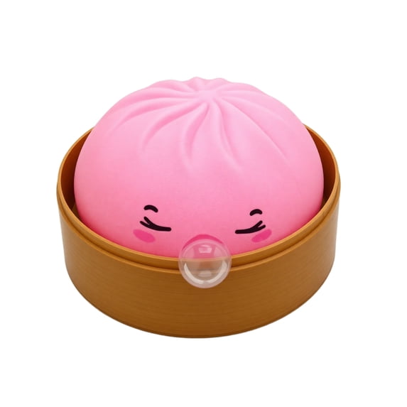 Upgrade Dumpling Squishy Blow Bubbles Stress Relief Fidget Toys Soft Slow Rising Squishy Dough Ball for Fun Christmas Holiday Gifting