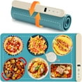 thumbnail image 1 of Upgrade Electric Food Warmer - Portable Warming Mat for Food, 6 Temperature Settings, Quick Heating and Even Heat Distribution, Timed Shutdown, Suitable for Buffets, Parties, and Everyday Use, 1 of 7