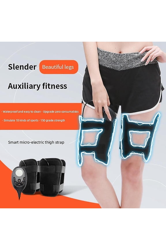 Upgrade Ems Electric Muscle Stimulator Massager Fitness Tens Anti Cellulite Legs Belts Trainer Slimming Thigh