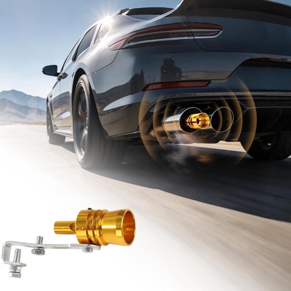 Upgrade Exhaust Pipe Oversized Roar Maker, Upgrade Turbo Sound Exhaust Whistle Muffler Simulator, Universal Car Motorcycle Truck Exhaust Pipe Whistle, Blow off Valve Style
