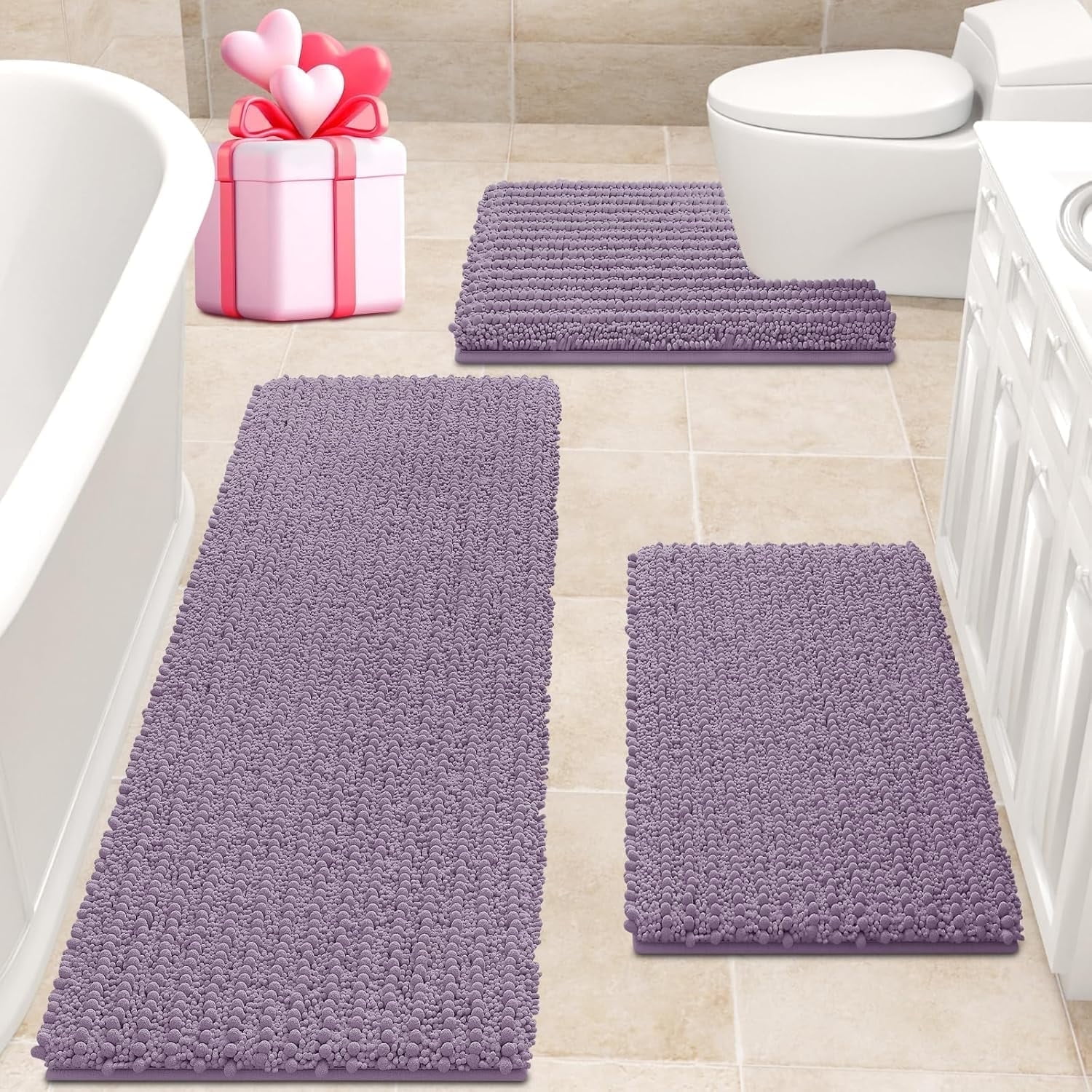 Lavender Bathroom Rug Sets – Add Serenity and Style to Your Bathroom