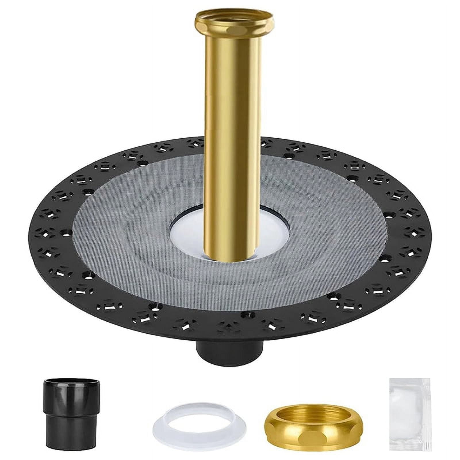 Upgrade Freestanding Tub Drain RoughIn Kit,12 Inch Base,Island Tub Drain Kit,Free Standing Tub
