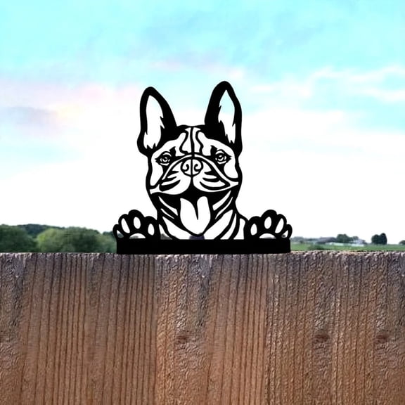 [Upgrade Your Garden]Premium Black Metal Dog Statue, Outdoor Decor for Patio/Lawn, Personalized Gift Idea, Unique Garden Accents for Pet Lovers, Weather-Resistant Animal Sculpture