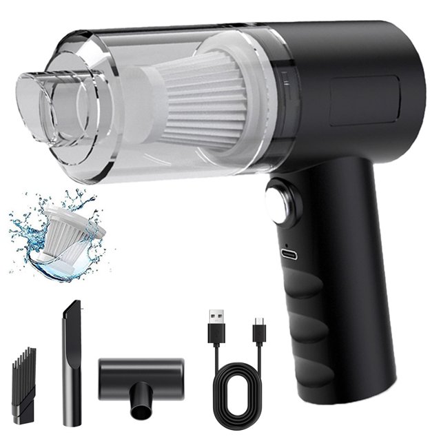 Upgrade Handheld Car Vacuum Cleaner, 120W Powerful Suction Small Car