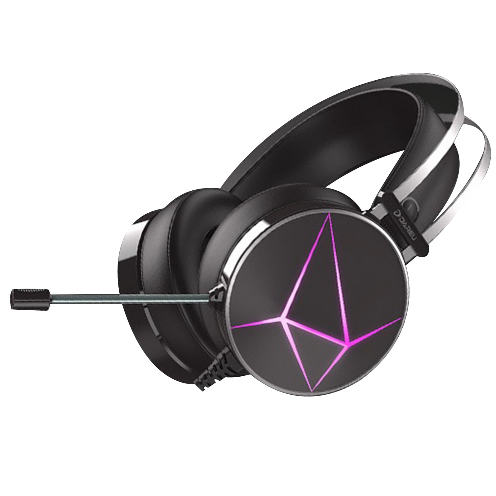 Upgrade Headset Foldable LED Light Noise Reduction Stereo Gaming ...