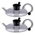 thumbnail image 1 of Upgrade Heatable Innovessa Tea Pot, 2 PCS Removable Innovessa Filtration Teapot Set, Glass Tea Pot with Infusers for Loose Tea, 20oz Sereno Filtration Teapot Set (A, 2 Pot), 1 of 6