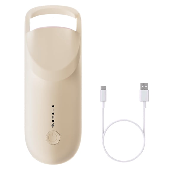 Upgrade Heated Eyelash Curler, Electric Eyelash Curler with 5s Fast Heating, Type-C Rechargeable, Portable Lash Curler, Long-Lasting Lash Lift, Natural Style, Heat-Sensitive Pad