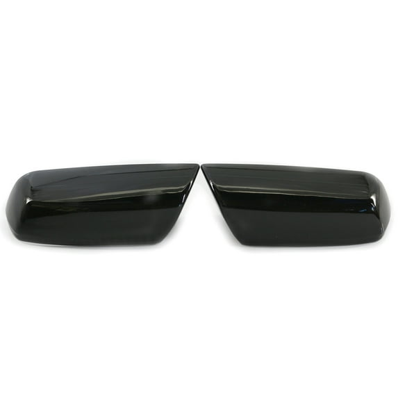 Upgrade Your Impala’s Exterior: Glossy-Black Side Door Mirror Cover Overlay - Replacement for Chevy Impala 2014-2020 - Enhance the Look of Your Side Mirrors