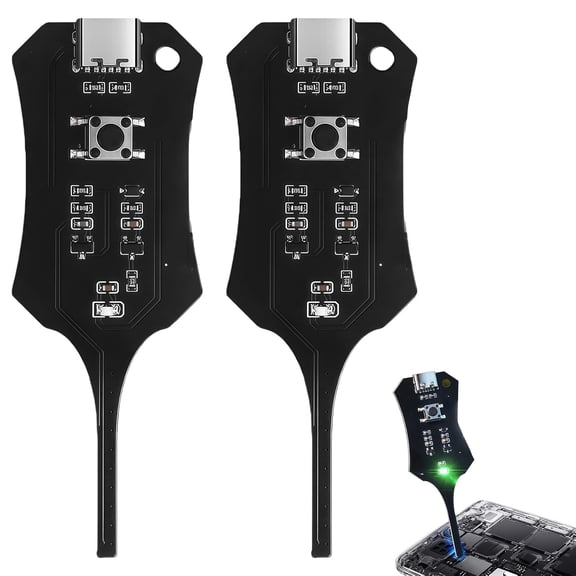 Upgrade Inductance Tester Motherboard Coil Tester, High Sensitivity Quick Fault Test Tool Electronic Circuit Board Inductor Detector for PC&Phone Repair (2Pcs)