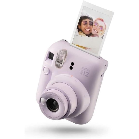 Upgrade Instax Mini 12 Built-In Flash Instant Camera, Purple
