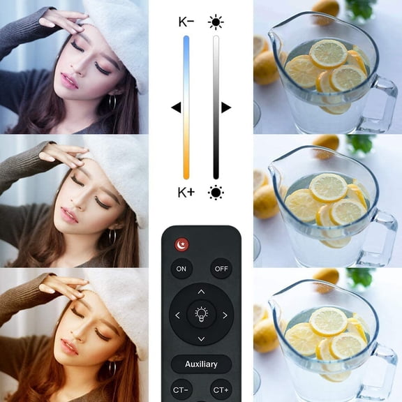 Upgrade LED Softbox Lighting Kit, Photography Studio Light with 19.7"X27.5" Reflector and 3 Colors Temperature 45W Bulb with Remote, Professional Photo Studio Equipment for Portrait Video