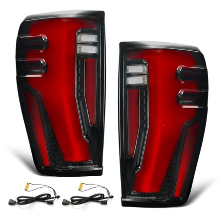 Upgrade LED Tail Lights For 2020-2026 GMC Sierra 2500 3500 HD Left+Right Pair