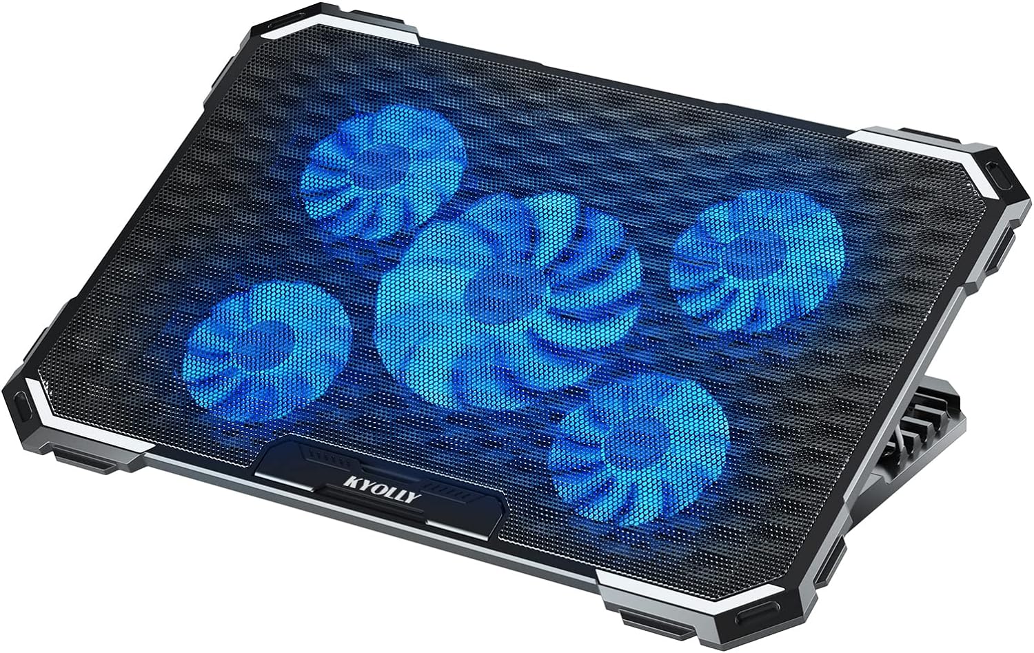 Upgrade Laptop Cooling Pad,Gaming Laptop Cooler with 5 Quiet Fans,2 USB