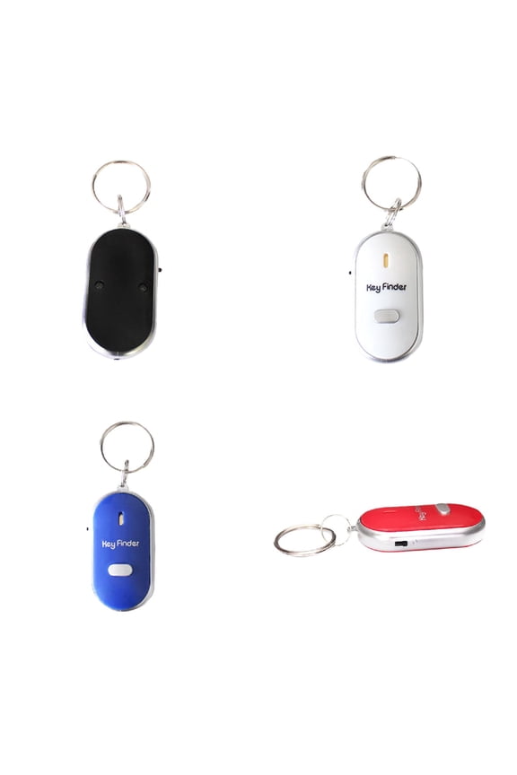 Upgrade Light Sound Remote Key Finder, Wireless LED Light Torch Remote Sound Control Lost Key Finder Locator Keychain Finders, Alarms for Keys, Wallets, Cell Phones, Glasses, Luggage, Pets