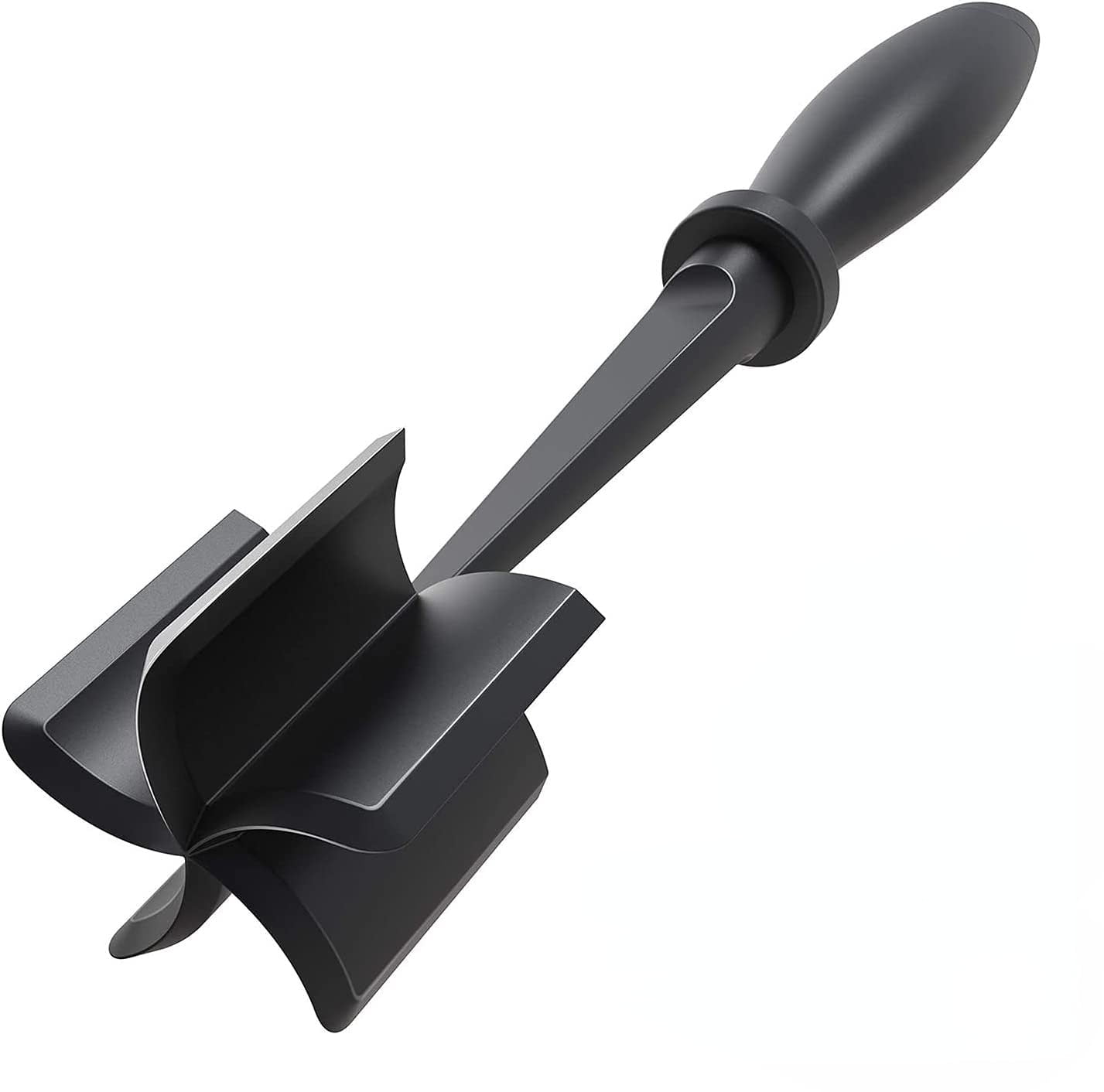 Upgrade Meat Chopper, Heat Resistant Meat Masher for Hamburger Meat, Ground Beef Smasher, Nylon Hamburger Chopper Utensil, Ground Meat Chopper, Non Stick Mix Chopper, Meat Masher Tool Gift