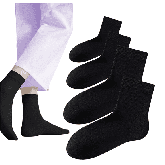 Upgrade Moisturizing Gel Socks, Infused Microcapsule Essential Oil Cotton Crew Socks,  Dry Cracked Feet , Wear & Overnight Treatmen