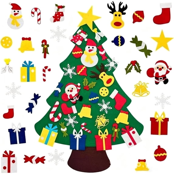 Upgrade Montessori Christmas Tree Diy Felt,Montessori Christmas Trees ...
