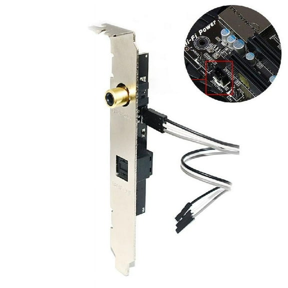 Upgrade New Audio Digital Sound Card 24Bit 192KHz SPDIF Daughter Card Optical Fiber Coaxial Sound Card Baffle DAC DTS
