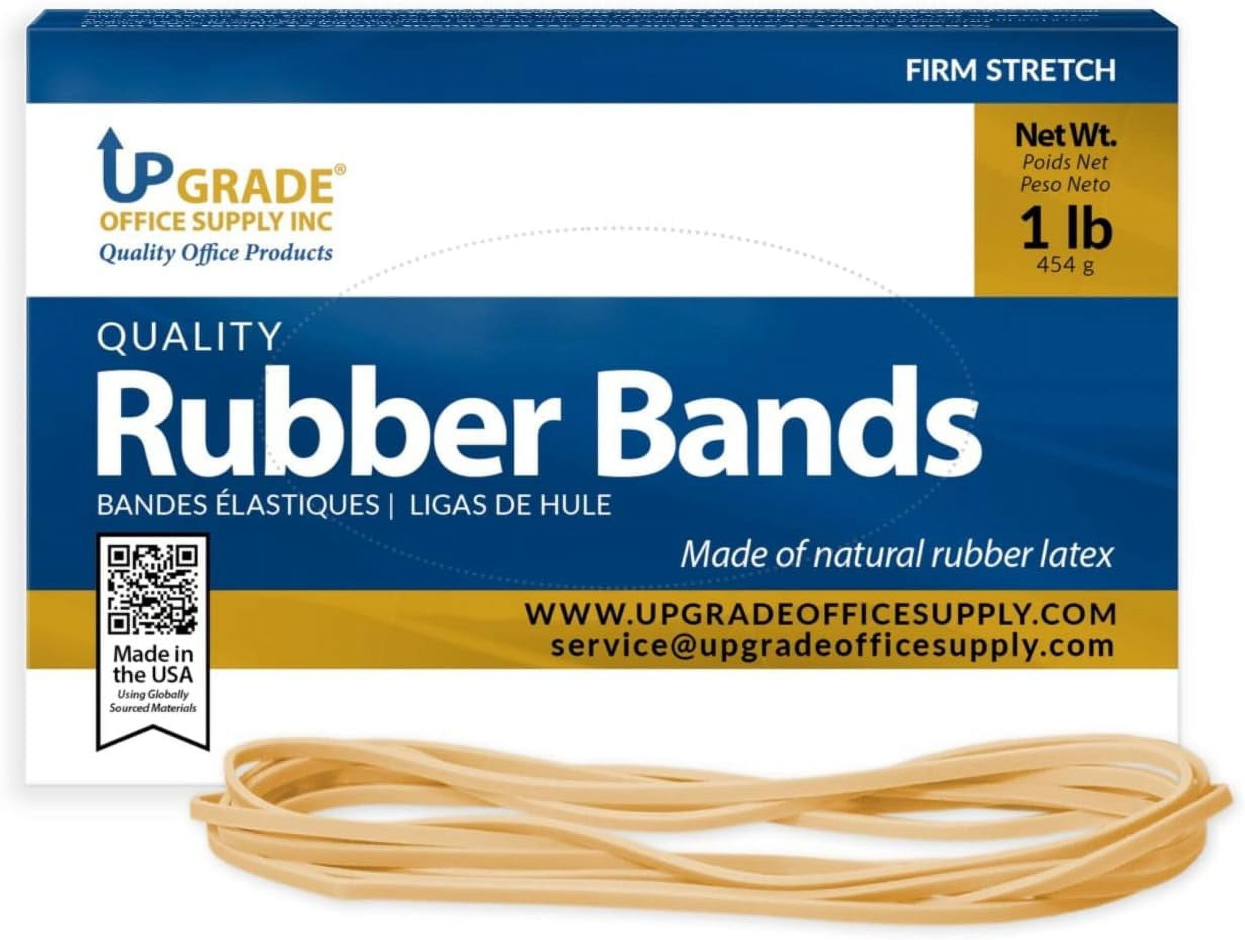Rubber Band Depot Thick Rubber Bands - 7'' x 5/8'', Size #107,  Approximately 40 Rubber Bands Per Bag, Rubber Band Measurements: 7'' x  5/8'' - 1 Pound Bag 