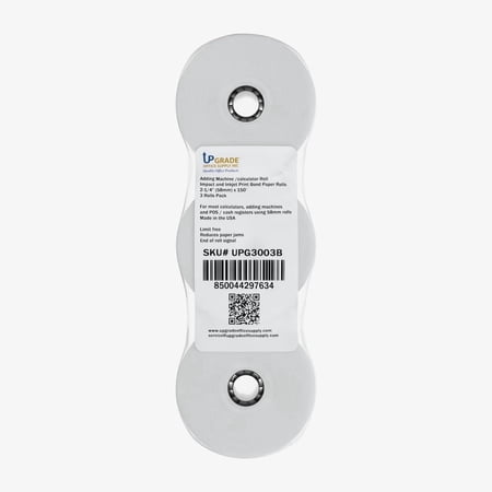 Upgrade Office Supply UPG3003B Adding Machine Tape 2-1/4 x 150 ft 3 Pack USA