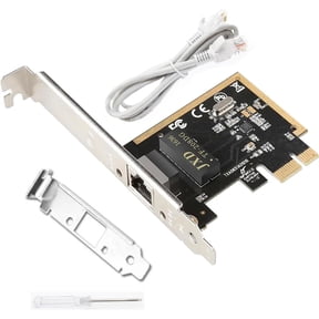 Upgrade] PCIe Ethernet Card Nic 10/100/1000Mbps Gigabit PCI-Express Network Card (WIN10/11 Driver-Free) RJ45 Network LAN Card Wake On LAN Adapter Internal Computer Desktop PC for Win/Linux/Mac 1 PCS