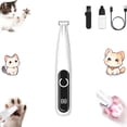 thumbnail image 1 of Upgrade Pet Micro Precision Trimmer, Multifunctional Pet Hair Clippers for Grooming with LED Light, Low Noise Waterproof Rechargeable Pet Paw Trimmer for Pet Paws, Eyes, Ears, Face, Rump (White Wide), 1 of 9