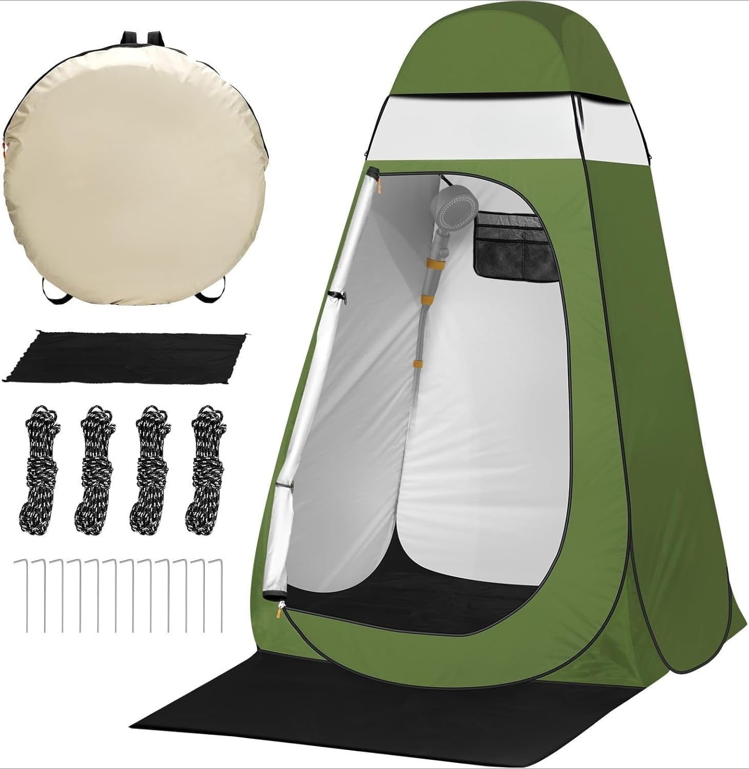 Upgrade Pop Up Shower Tent , Portable Camping Shower Tent, Camping ...