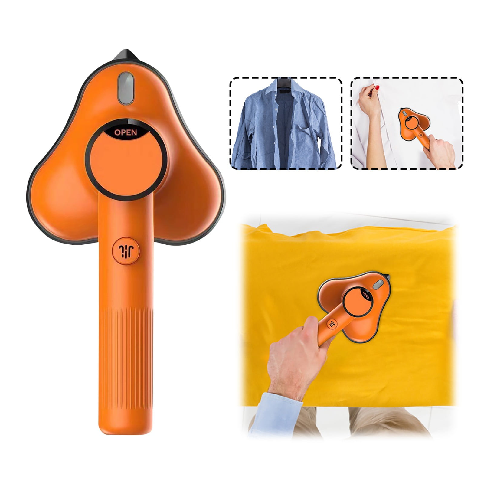 Upgrade Portable Mini Ironing Machine 180°Rotatable Handheld Steam Newly Foldable Travel Garment