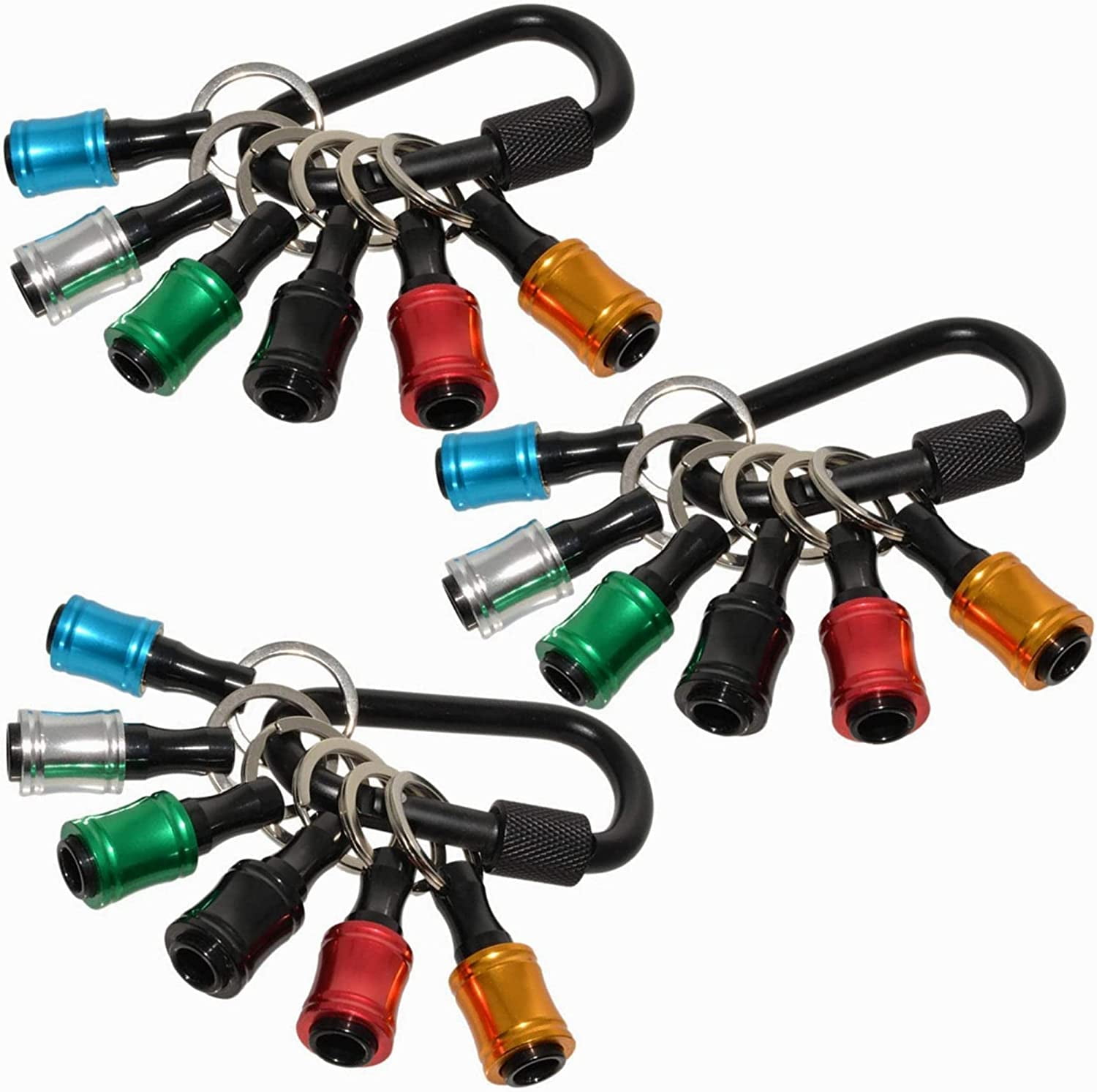 Key Change Extension Upgrade,Push to Unlock,18pcs 1/4 inch Hex Shank Aluminum Alloy ...