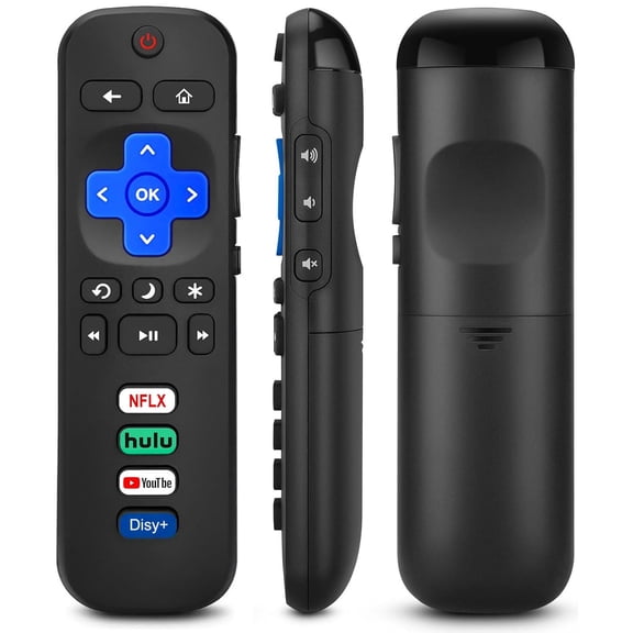 Upgrade Remote Control Replacement for All Roku TVs, for Roku TCL TV/Hisense/Onn/Sharp/Element/Jvc/Philips/Insignia/RCA ROKU Smart TVs (Not for Roku Stick or Box)