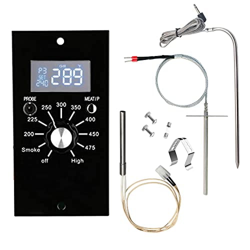Upgrade Replacement Parts for Pit Boss Digital Thermostat Controller kit, Compatible with Pit Boss Pellet Smoker Grills, with Temperature Probe Sensor, Meat Probe and Ignitor Hot Rod Kit
