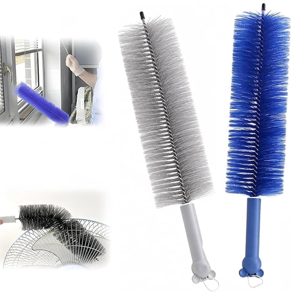 Upgrade Reusable Bendable Cleaning Brush for Home Electric Fan Air Conditioner Car Vent Curtains Cleaner,2026 New Bendable Microfiber Duster.（Mix）
