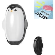 TRINKA Lint Roller Reusable Travel Lint Roller Portable Pet Hair Remover for Clothes Washable Mini Roller Black, 1PC