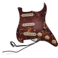 thumbnail image 1 of Upgrade SSS Prewired Guitar Strat Pickguard Set Alnico V Single Coil Pickup Coil Splitting Switch for Fender ST Electric Guitar Part Replacement, 1 of 4