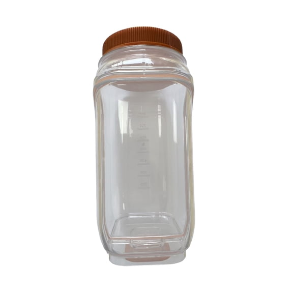 Upgrade Salad Pod Mason Jar Salad Container Side Open with Leakproof Dressing Compartment, Vertical Layering Salad Jars Reusable & Portable Lunch Containers for Office, Picnic & Travel,brown