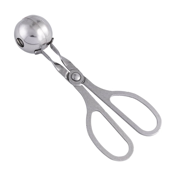 Upgrade Stainless Meatball Meat ,Stainless Steel Meatball Shaper Tongs,With Easy Release Non Stick Meatball Maker Tool For Beef , Pork , Fish,Frozen food, Kitchen Gadget For Home Cooking,6.29in
